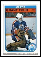 1992-93 O-Pee-Chee 25th Anniversary Series Grant Fuhr Rookie #105
